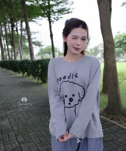 Alternative view of SET CHÓ POODLE QUẦN SỌC