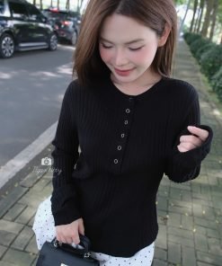 Alternative view of ÁO TD LEN GÂN NÚT CỔ TRỤ