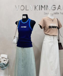 Alternative view of CHÂN VÁY JEAN DÀI