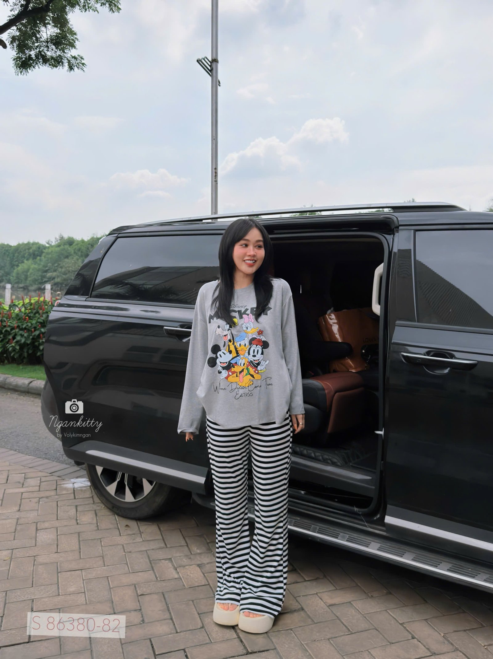 SET MICKEY TD QUẦN LOE SỌC - Hình ảnh 4