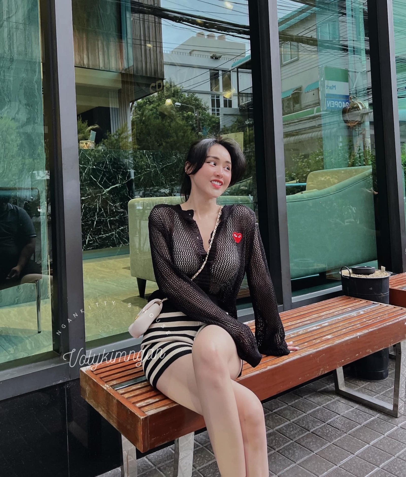 ÁO CADIGAN ĐỤC LỖ TIM - Hình ảnh 6