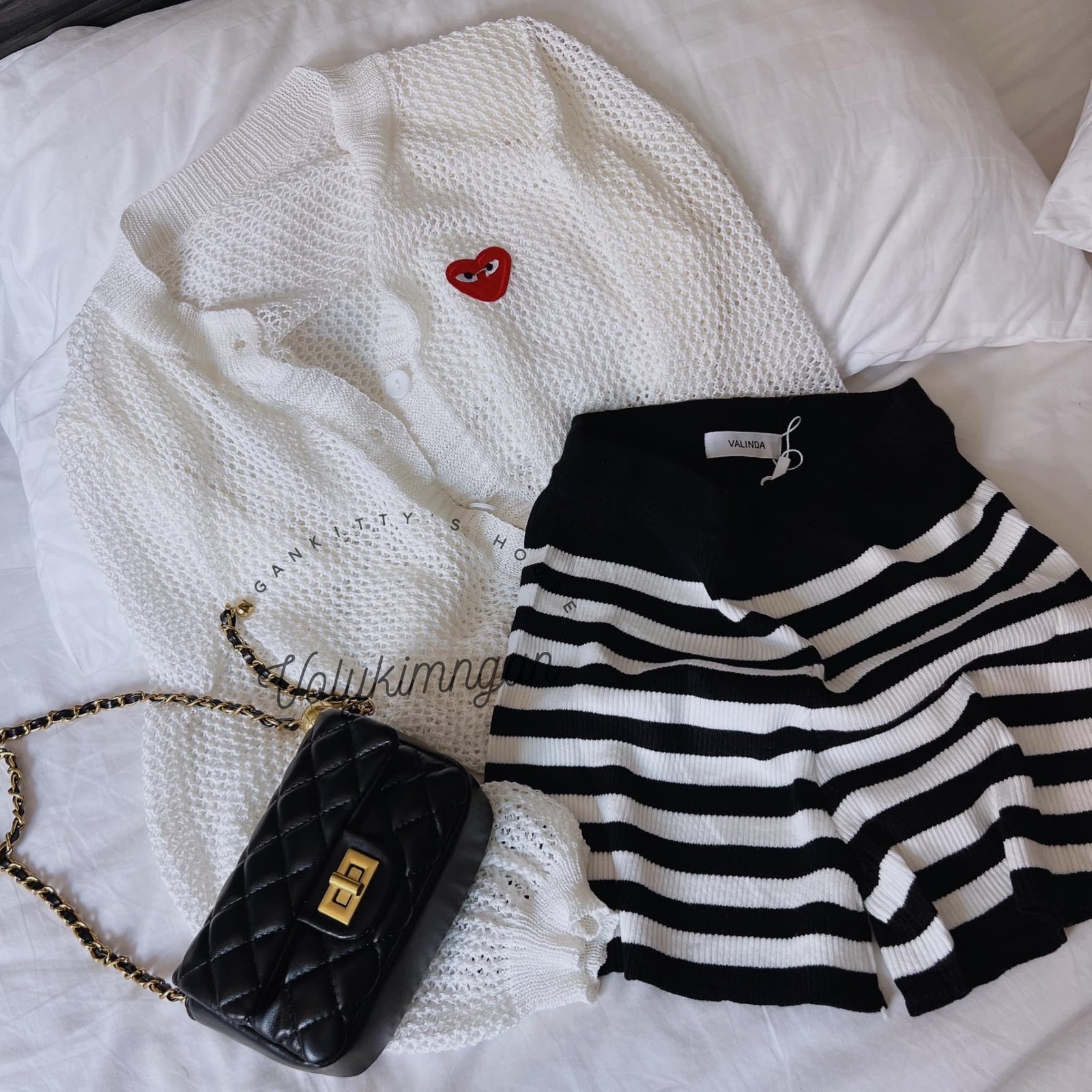 ÁO CADIGAN ĐỤC LỖ TIM - Hình ảnh 9