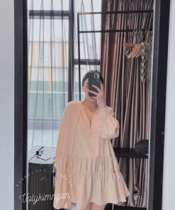 ĐẦM BABY XÒE CỔ 2S