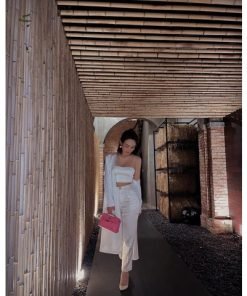 Alternative view of SET LỤA DÂY KÈM KHOÁC