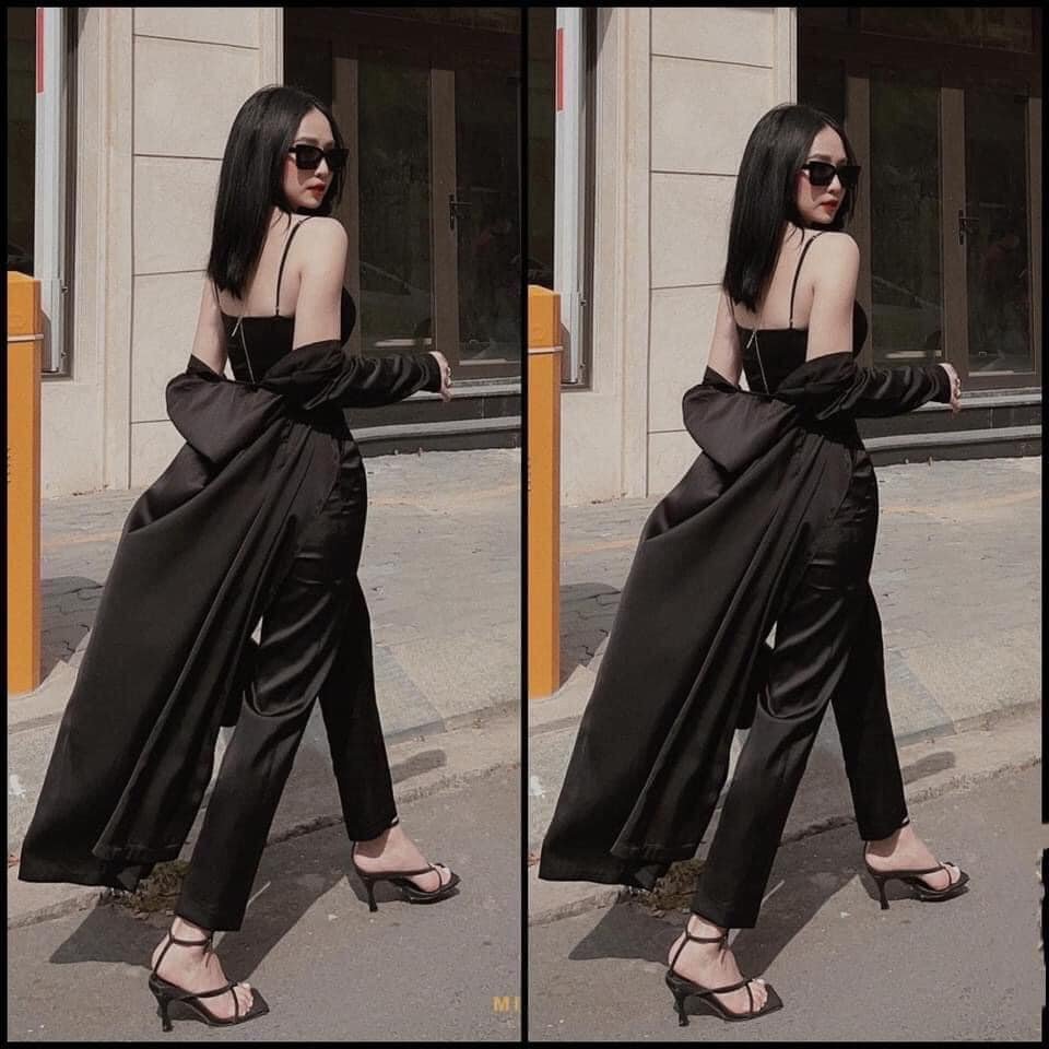 SET LỤA DÂY KÈM KHOÁC - Hình ảnh 3