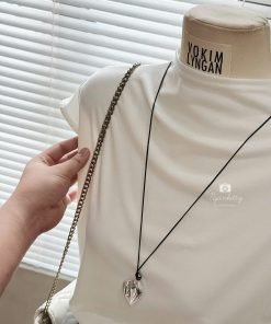 Alternative view of ÁO TRƠN CỔ CAO TAY CON