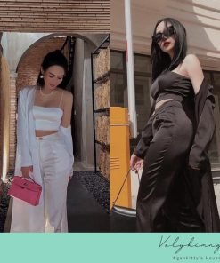 SET LỤA DÂY KÈM KHOÁC