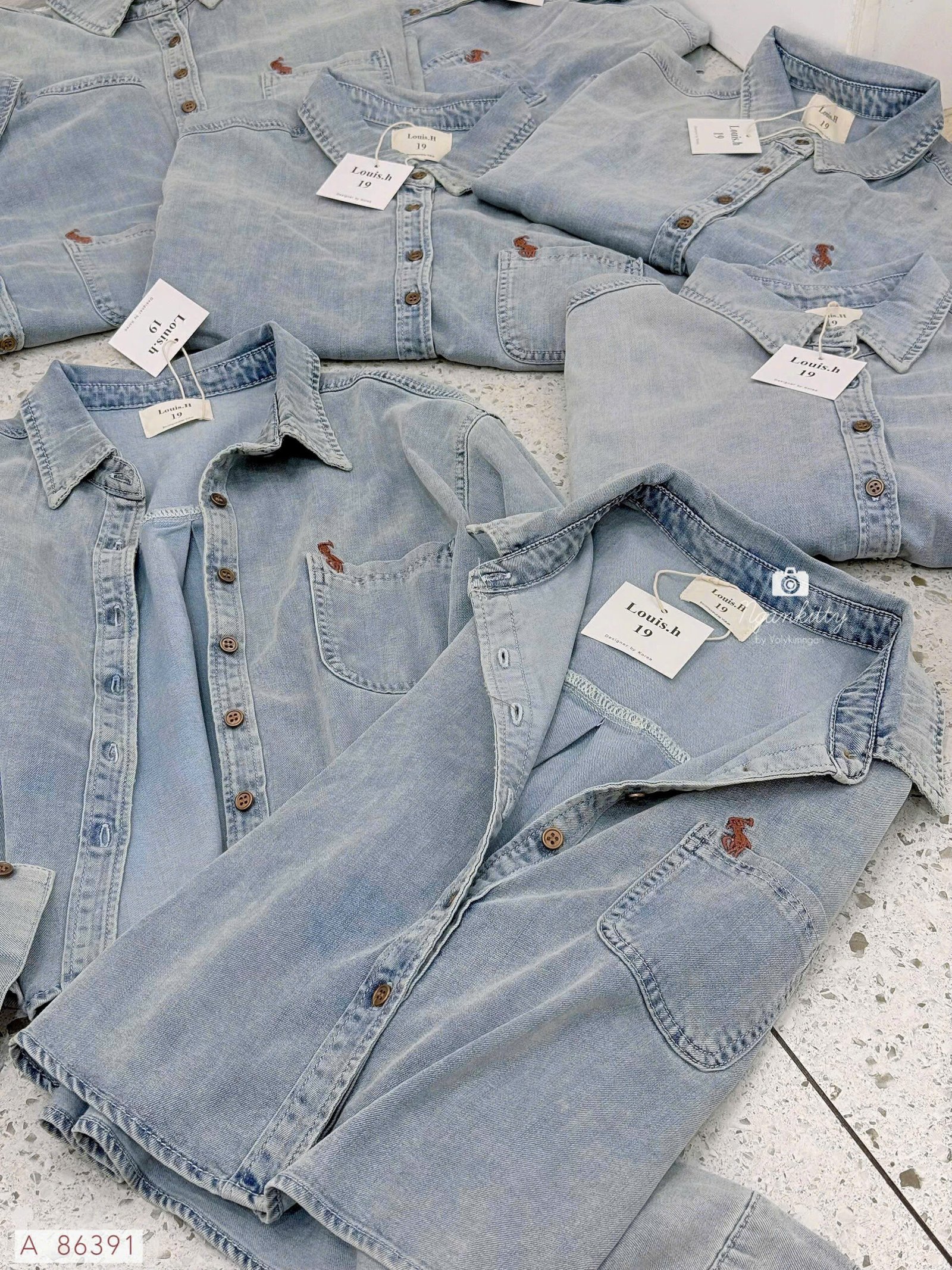 ÁO SƠMI DENIM LOGO POLO - Hình ảnh 10