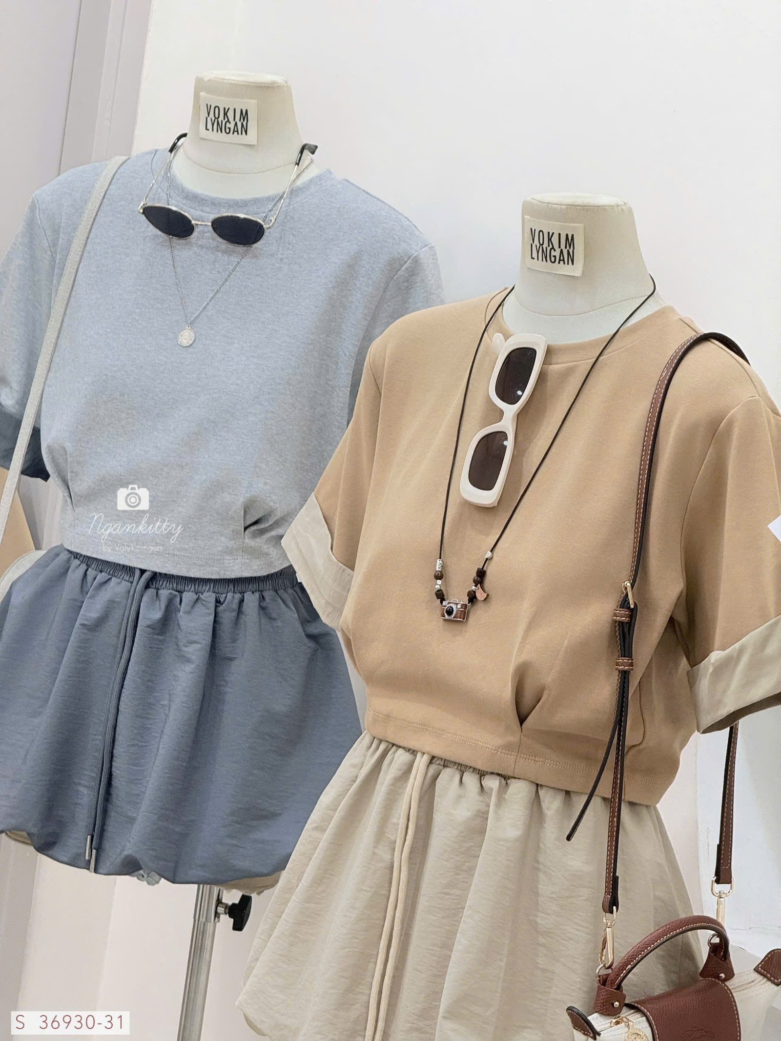 SET QUẦN VÁY NHÚNG ĐÙI LOUIS.H - Ảnh 8