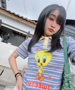 Alternative view of ÁO POLO BABYTEE GÀ TWEETY SỌC