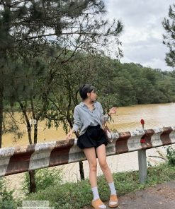 ÁO SƠMI DENIM LOGO POLO