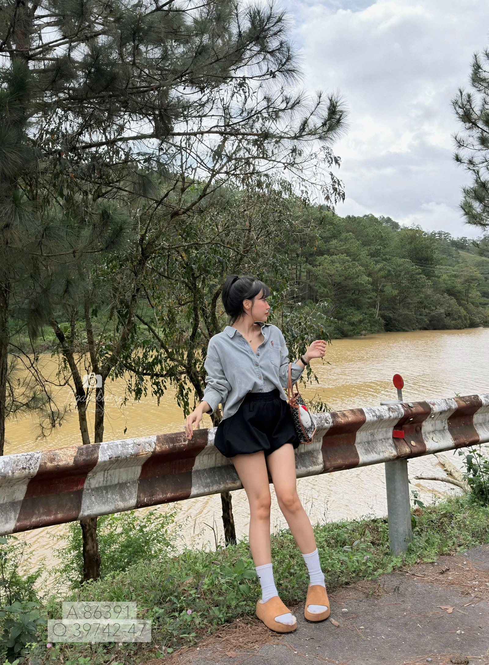 ÁO SƠMI DENIM LOGO POLO