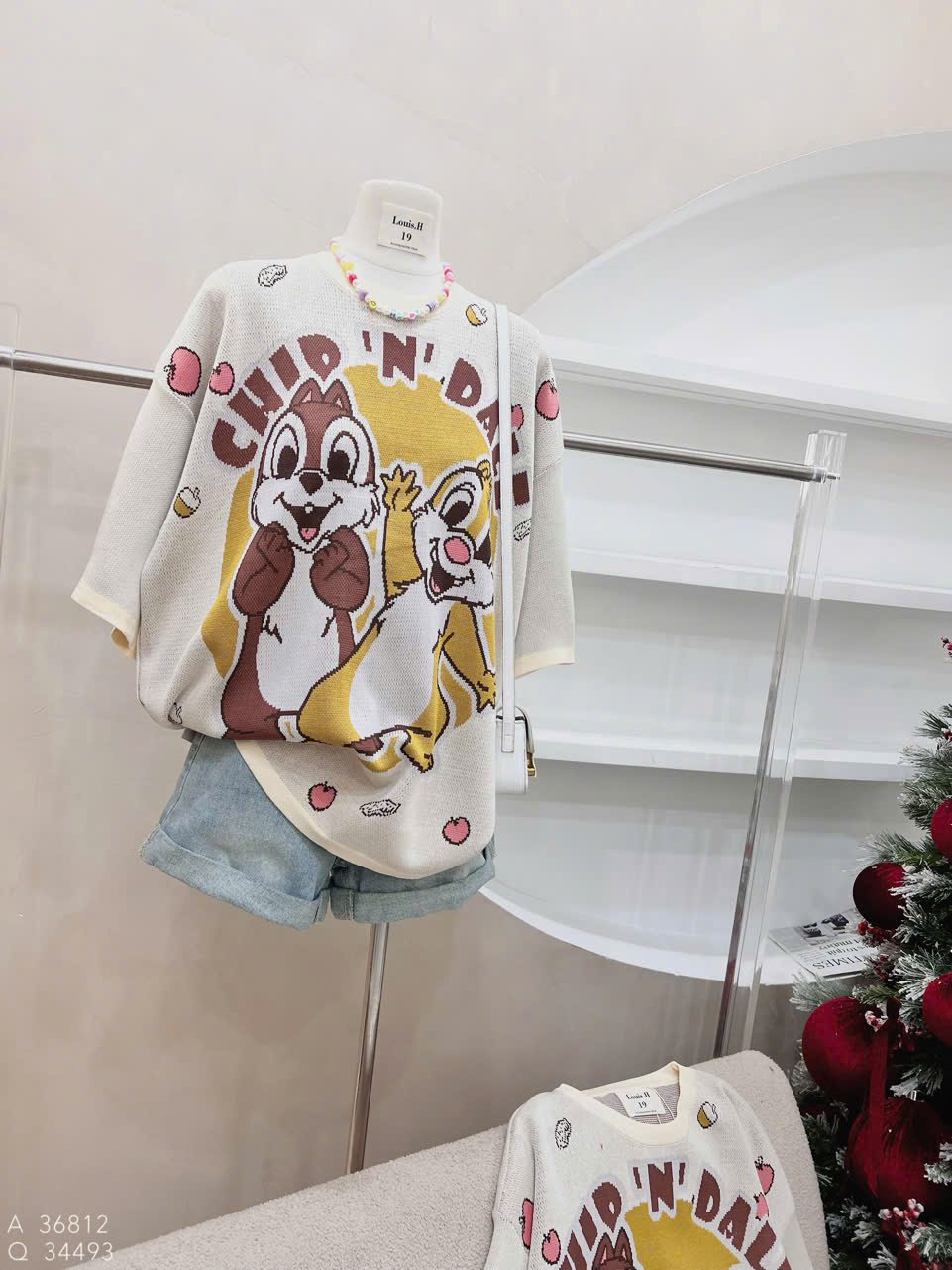 ÁO MONTEGI SÓC CHIP KEM LOUIS.H - Hình ảnh 10