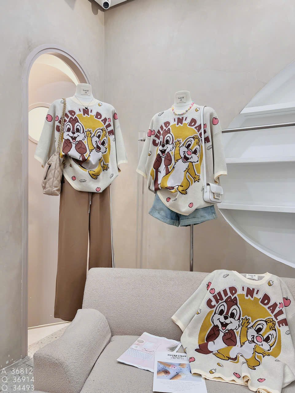 ÁO MONTEGI SÓC CHIP KEM LOUIS.H - Hình ảnh 9