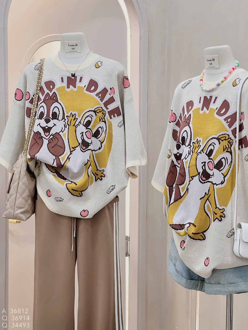 ÁO MONTEGI SÓC CHIP KEM LOUIS.H - Hình ảnh 6