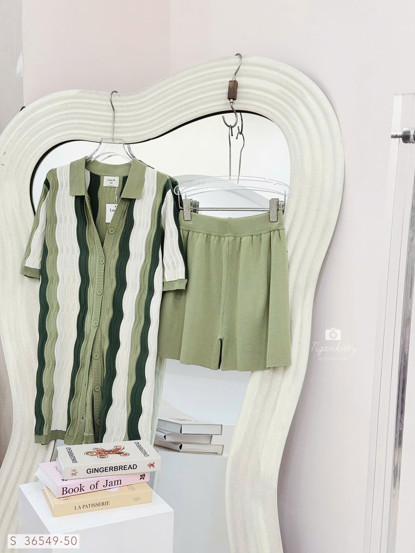 SET XẺ GỢN SÓNG DỌC LOUIS.H - Hình ảnh 2