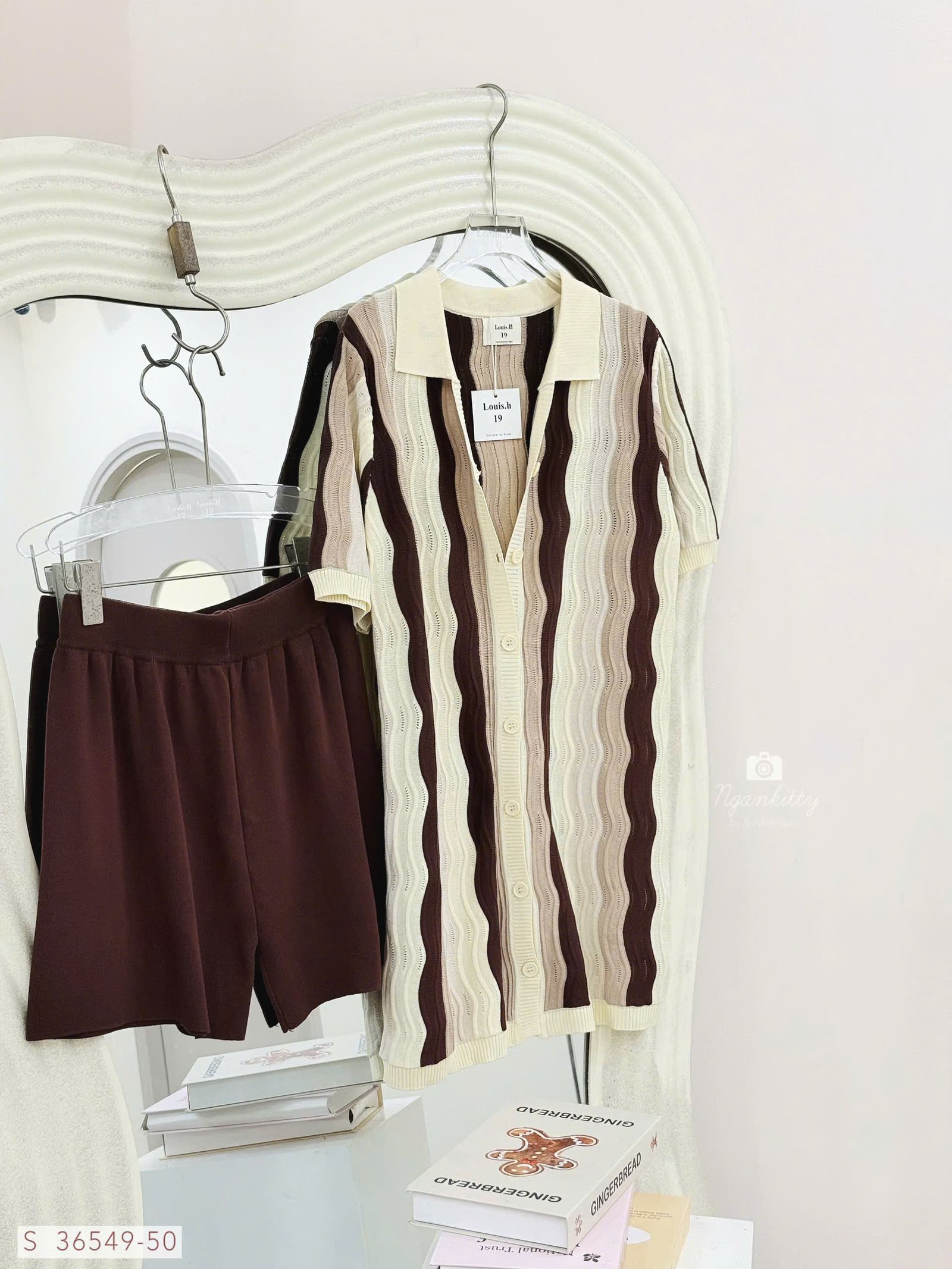 SET XẺ GỢN SÓNG DỌC LOUIS.H - Hình ảnh 4