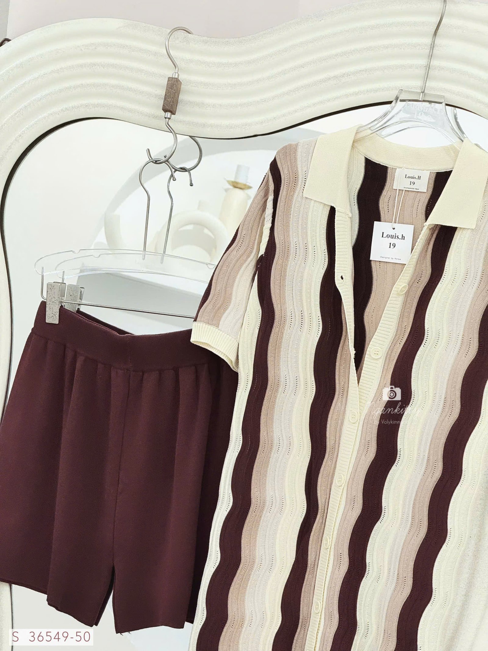 SET XẺ GỢN SÓNG DỌC LOUIS.H - Hình ảnh 6