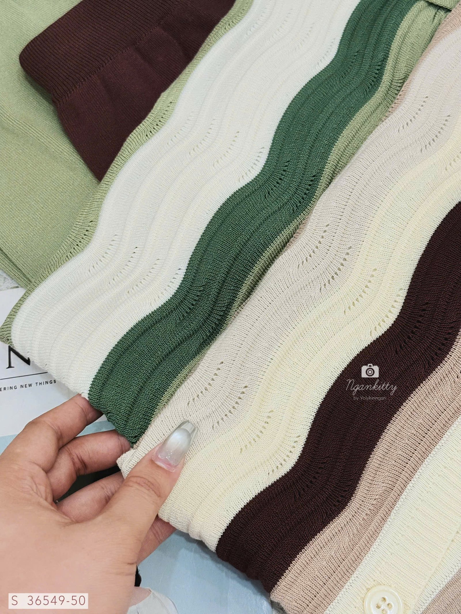 SET XẺ GỢN SÓNG DỌC LOUIS.H - Hình ảnh 7