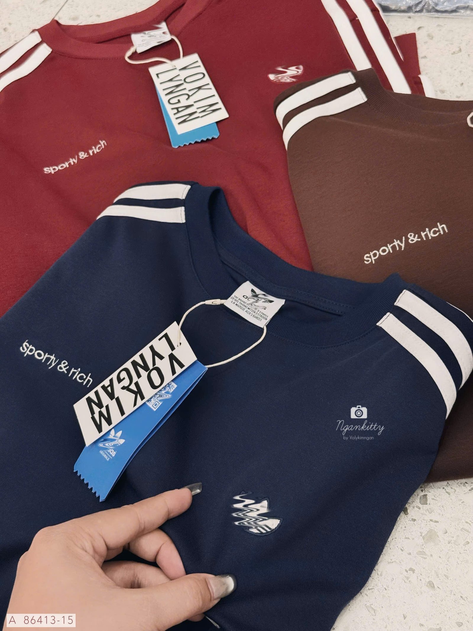 ÁO HOODIE IDIDAS SỌC TAY - Hình ảnh 11