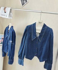 Alternative view of ÁO DENIM TAY BỒNG