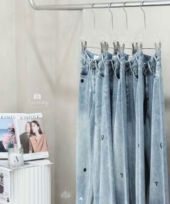 Alternative view of QUẦN JEAN SUÔNG THÊU SỐ