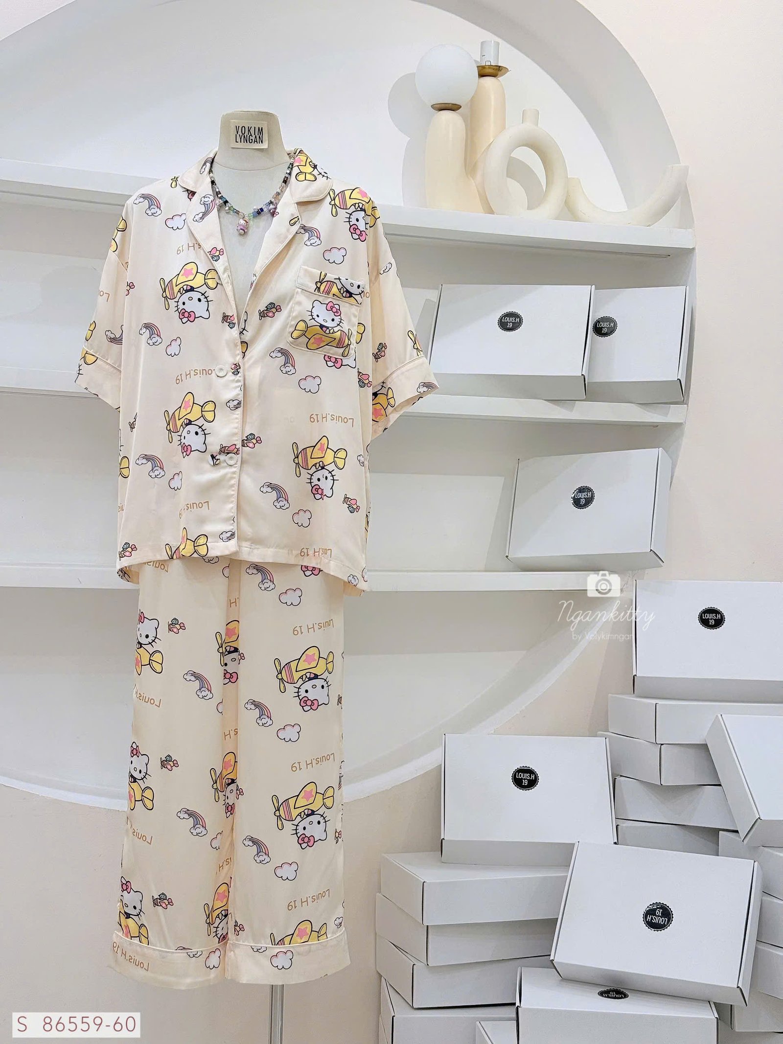 SET PIJAMA HELLOKITTY LOUIS.H - Hình ảnh 3