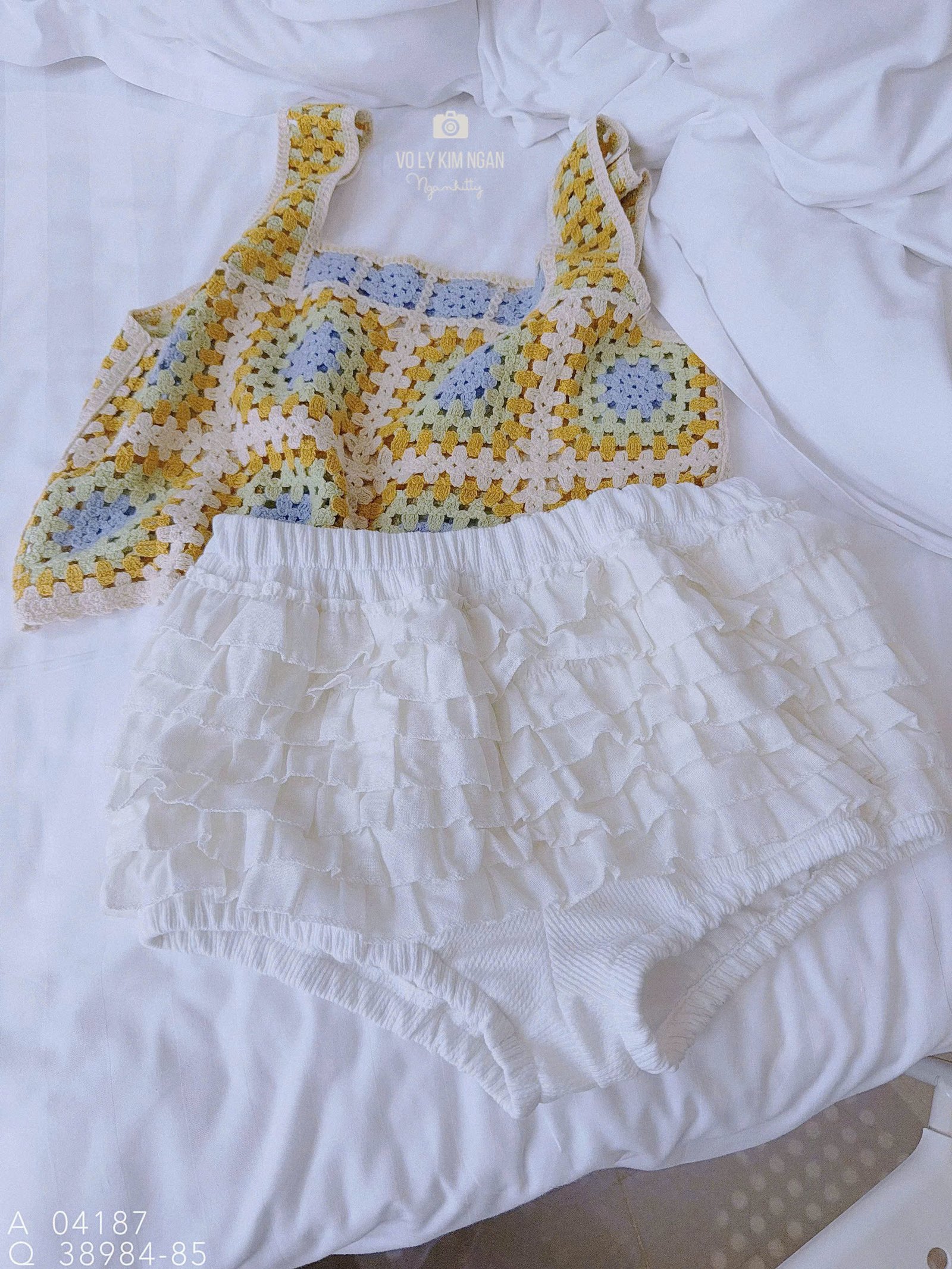 QUẦN SHORT BÍ BÈO TẦNG - Hình ảnh 4