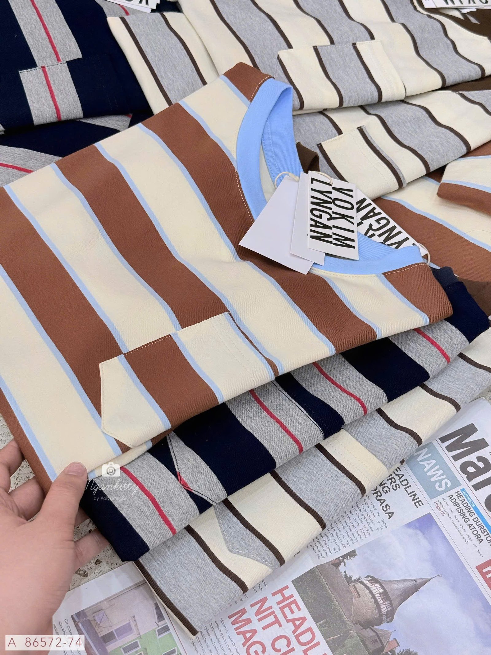 ÁO TÚI NGỰC SỌC - Hình ảnh 4