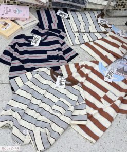 Alternative view of ÁO TÚI NGỰC SỌC