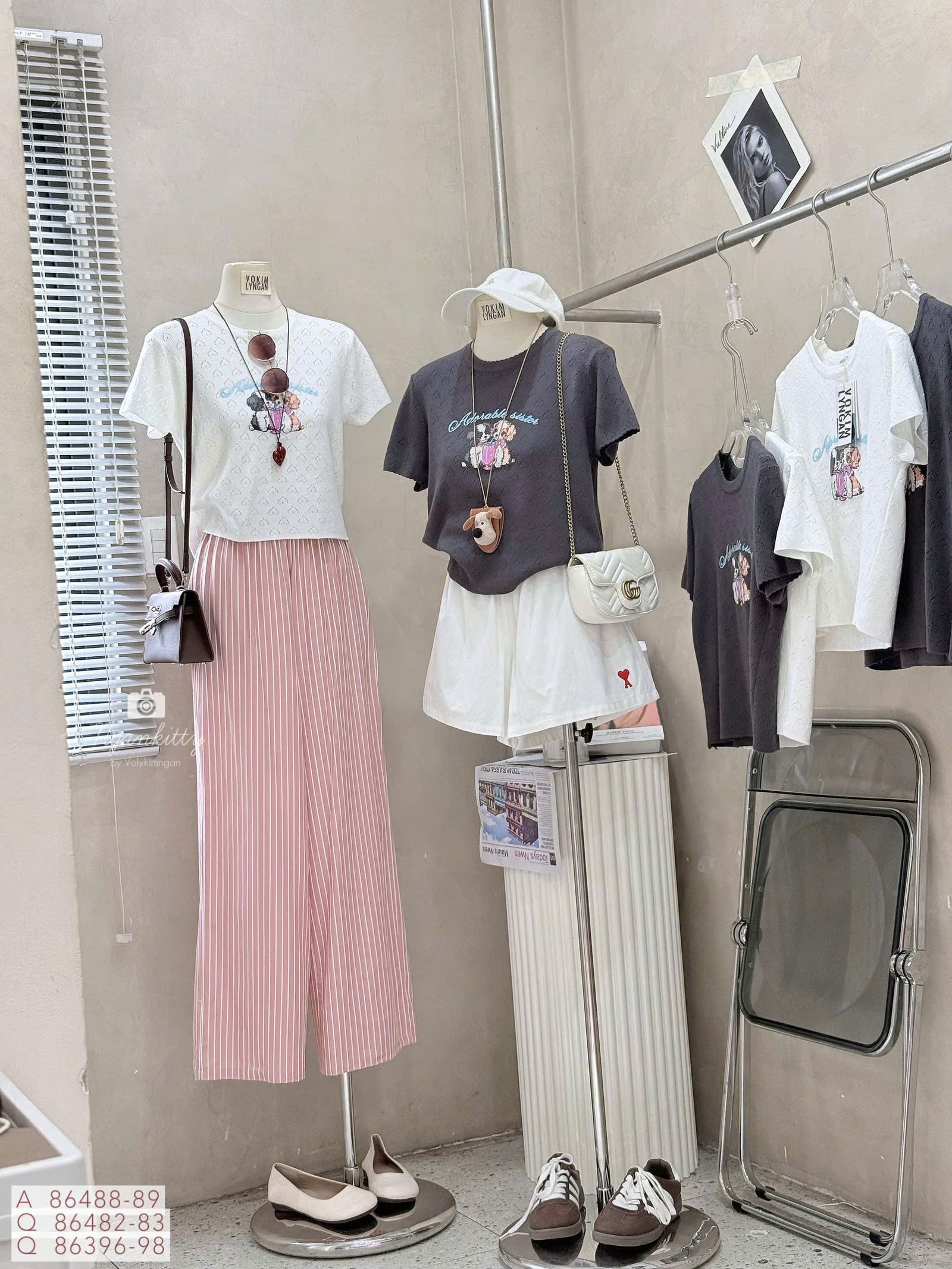 ÁO CROP CHÓ ADORABLE SISTER - Hình ảnh 2