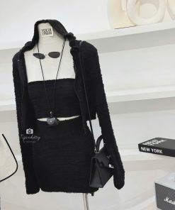 Alternative view of SET ÁO ỐNG CV KÈM KHOÁC NÓN