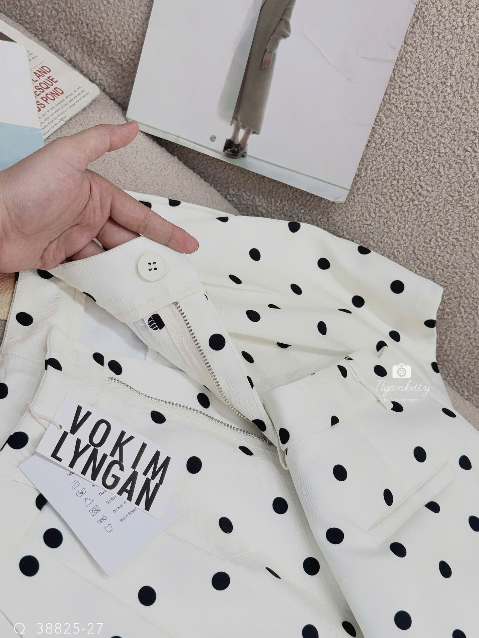 QUẦN SHORT XẾP LY CHẤM BI - Hình ảnh 6