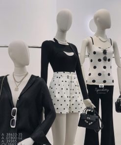 Alternative view of QUẦN SHORT XẾP LY CHẤM BI