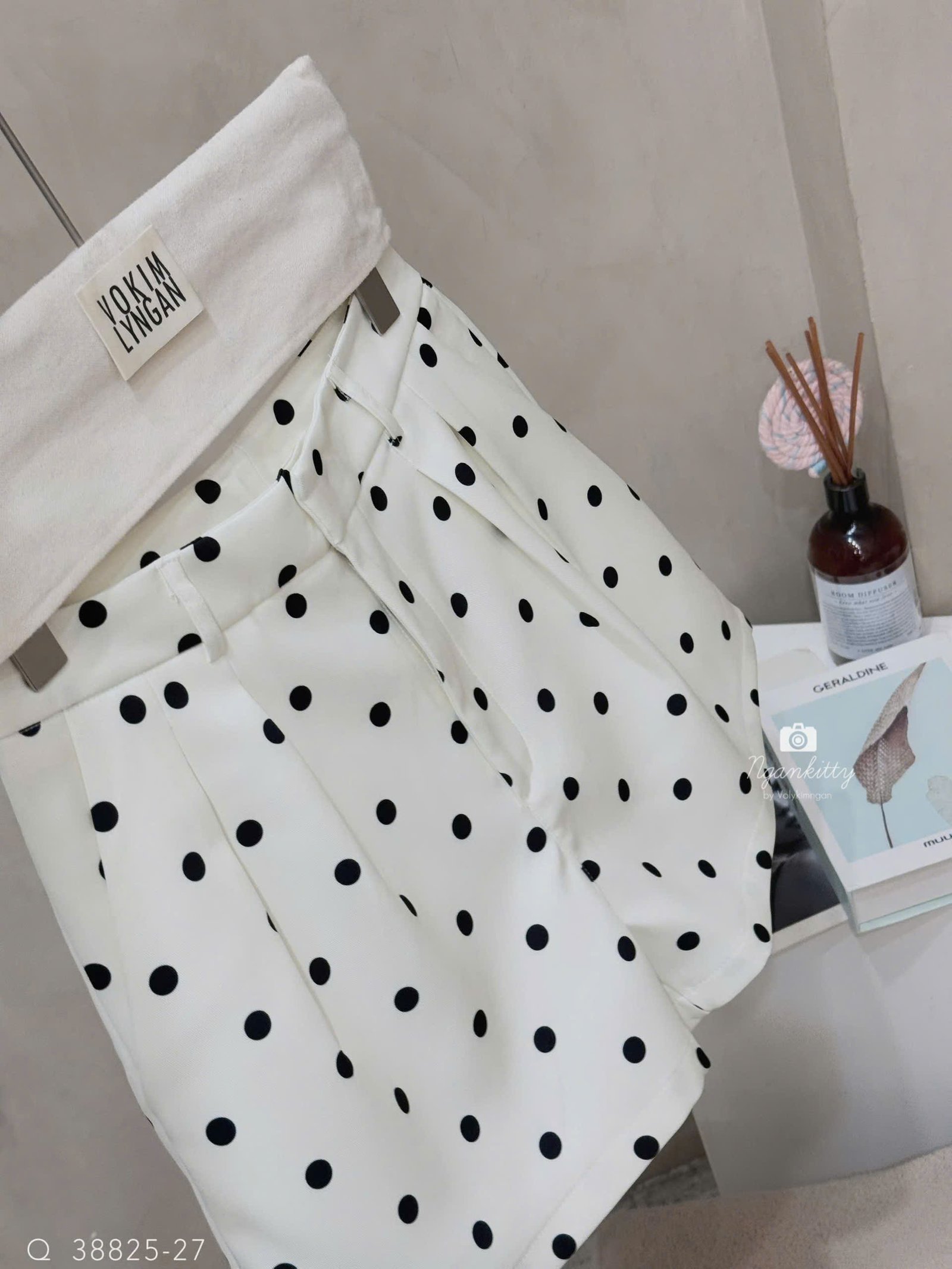 QUẦN SHORT XẾP LY CHẤM BI - Hình ảnh 5