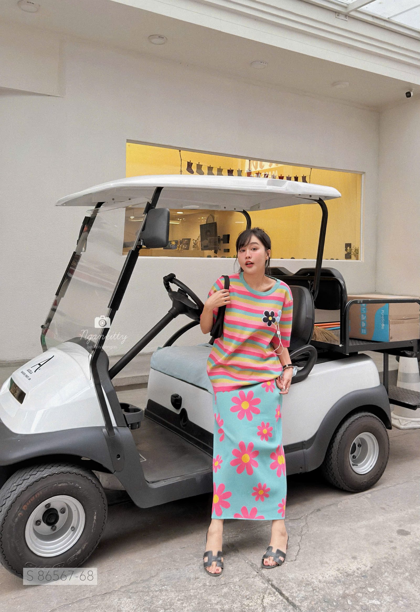 SET MONTERGI SỌC CV HOA NỔI