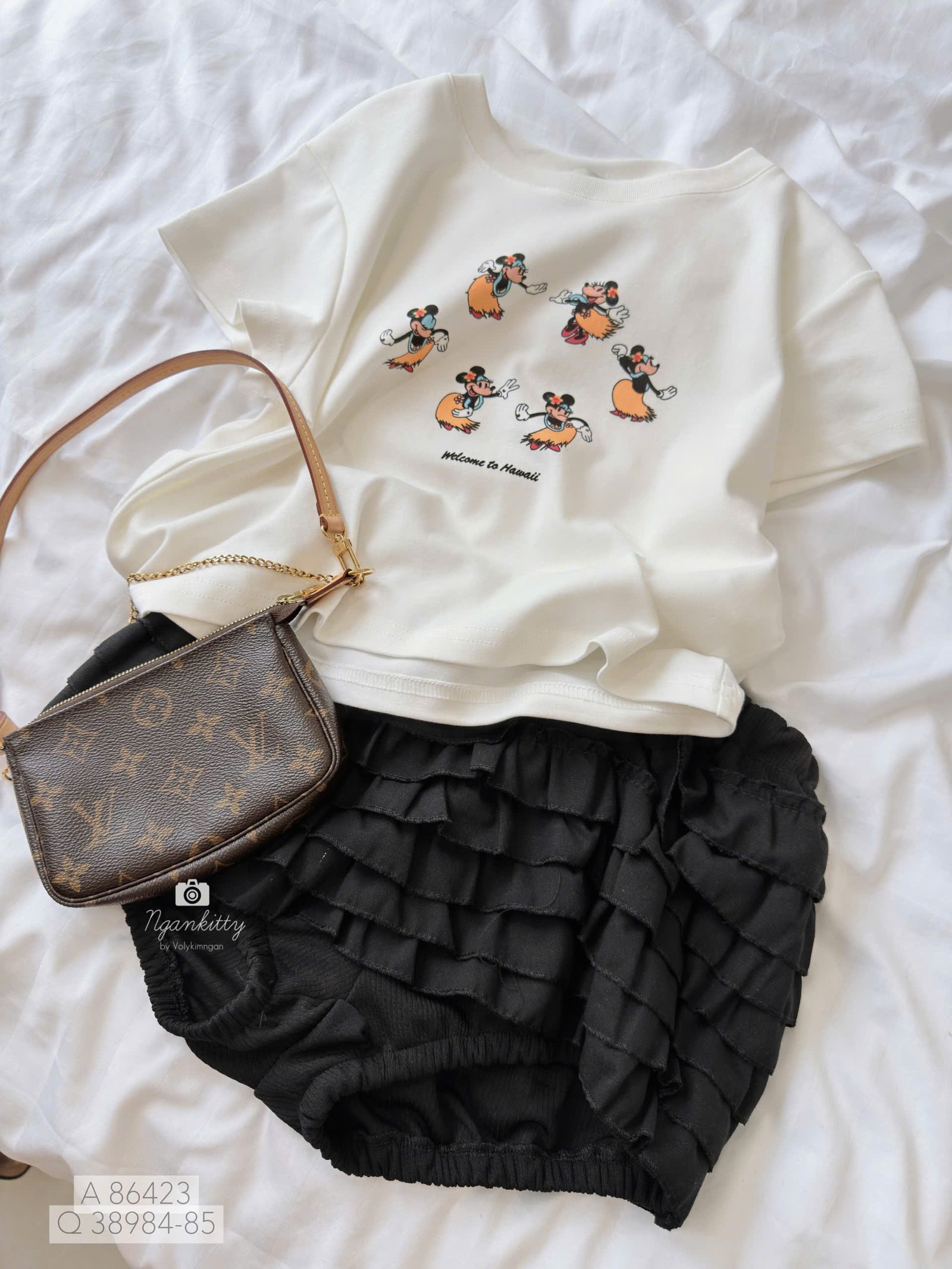 QUẦN SHORT BÍ BÈO TẦNG - Hình ảnh 3