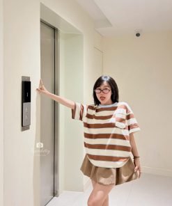 ÁO TÚI NGỰC SỌC