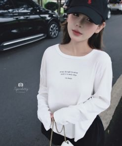 Alternative view of ÁO PHÔNG TAY DÀI CHỮ