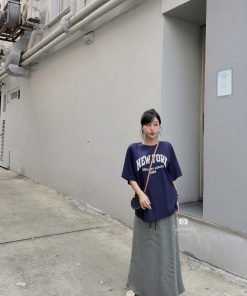 CHÂN VÁY A XÒE SỌC