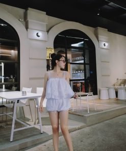 Alternative view of ÁO 2S 2 LỚP PHỐI REN