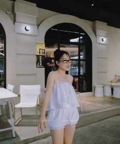 ÁO 2S 2 LỚP PHỐI REN