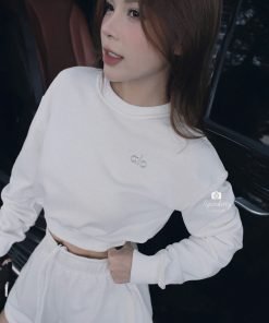 Alternative view of SET HOODIE ALO SHORT