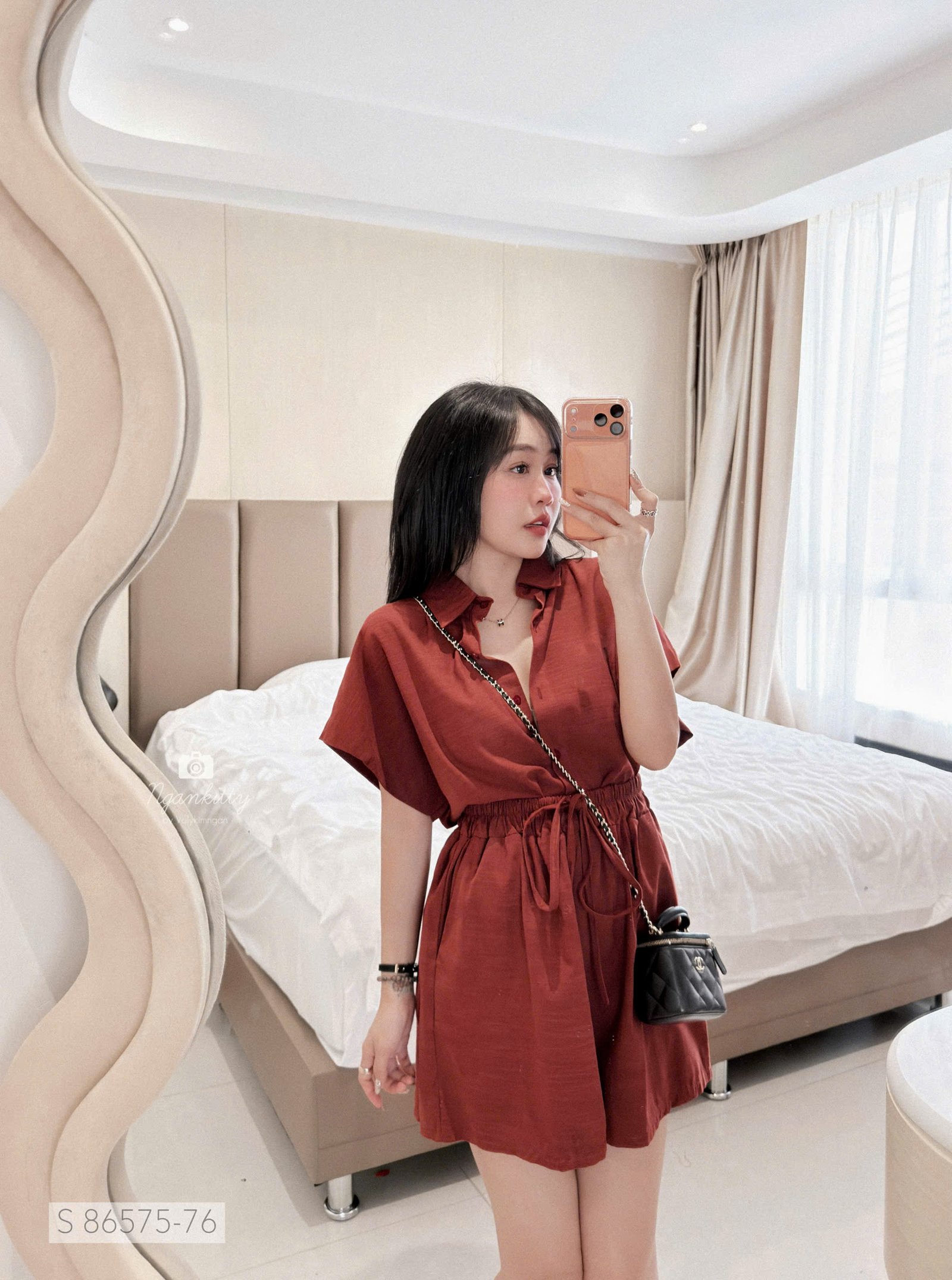 SET SƠMI SHORT LINEN