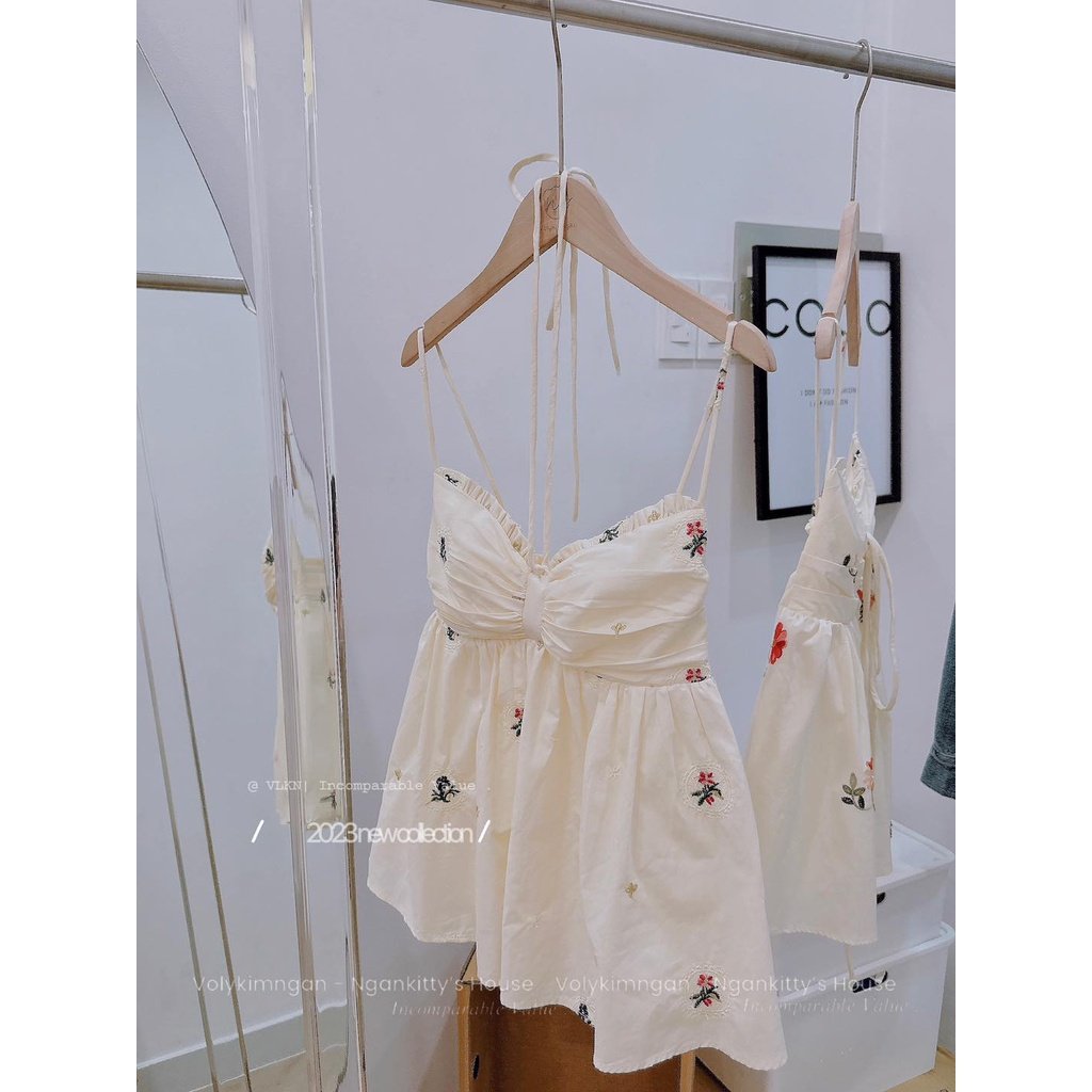 ÁO 2 DÂY HOA BÈO NGỰC LOUIS - Hình ảnh 6