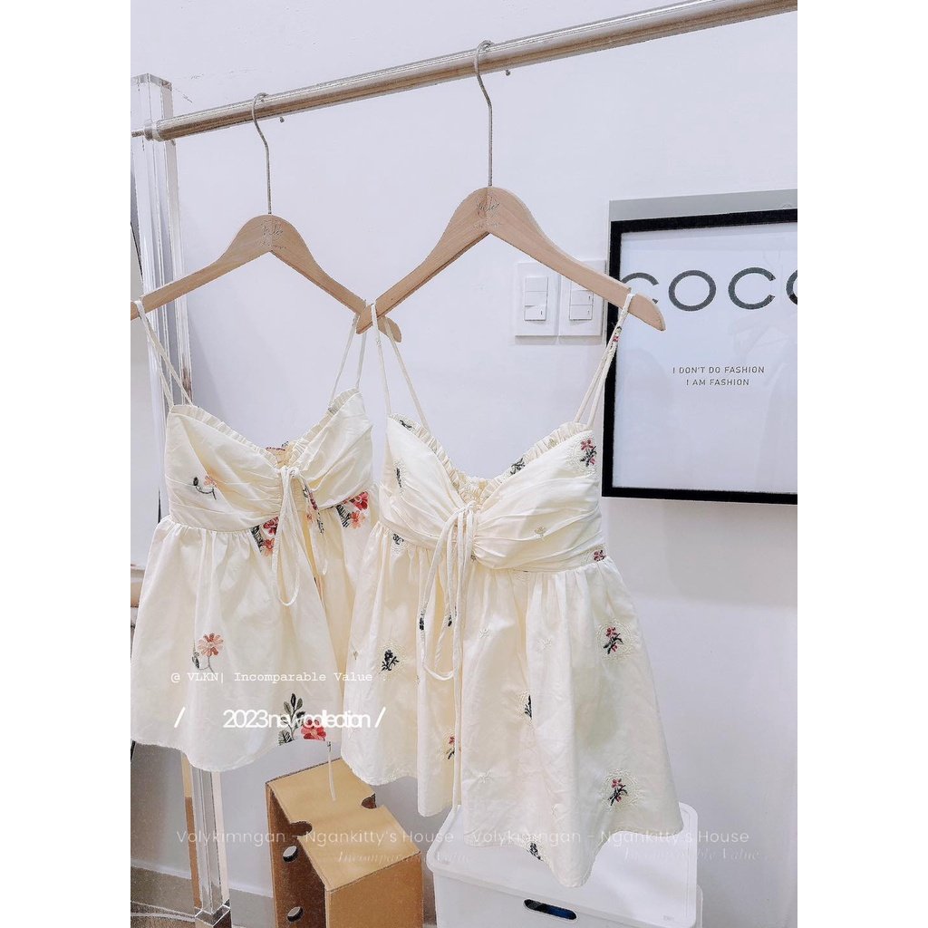 ÁO 2 DÂY HOA BÈO NGỰC LOUIS - Hình ảnh 7