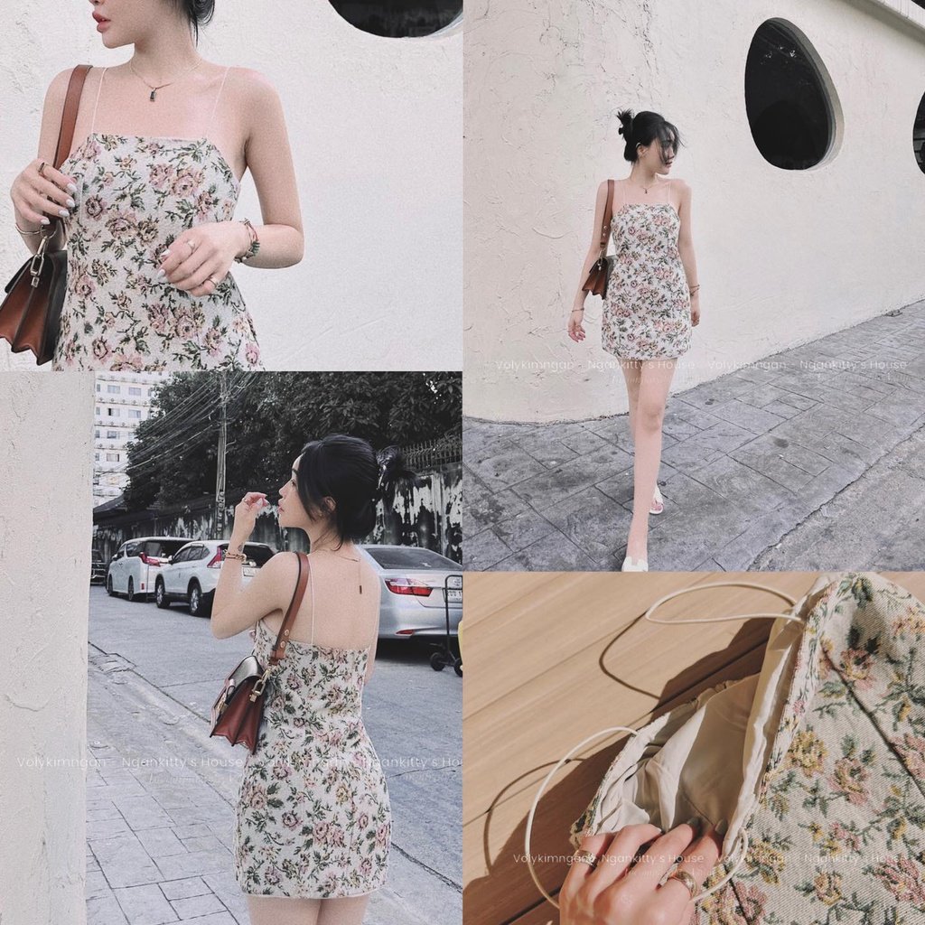 ÁO VÁY 2S HOA THÊU NỔI