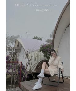 Alternative view of VÁY LEN CỘT THẮT EO LƯNG