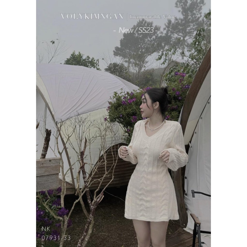 VÁY LEN CỘT THẮT EO LƯNG