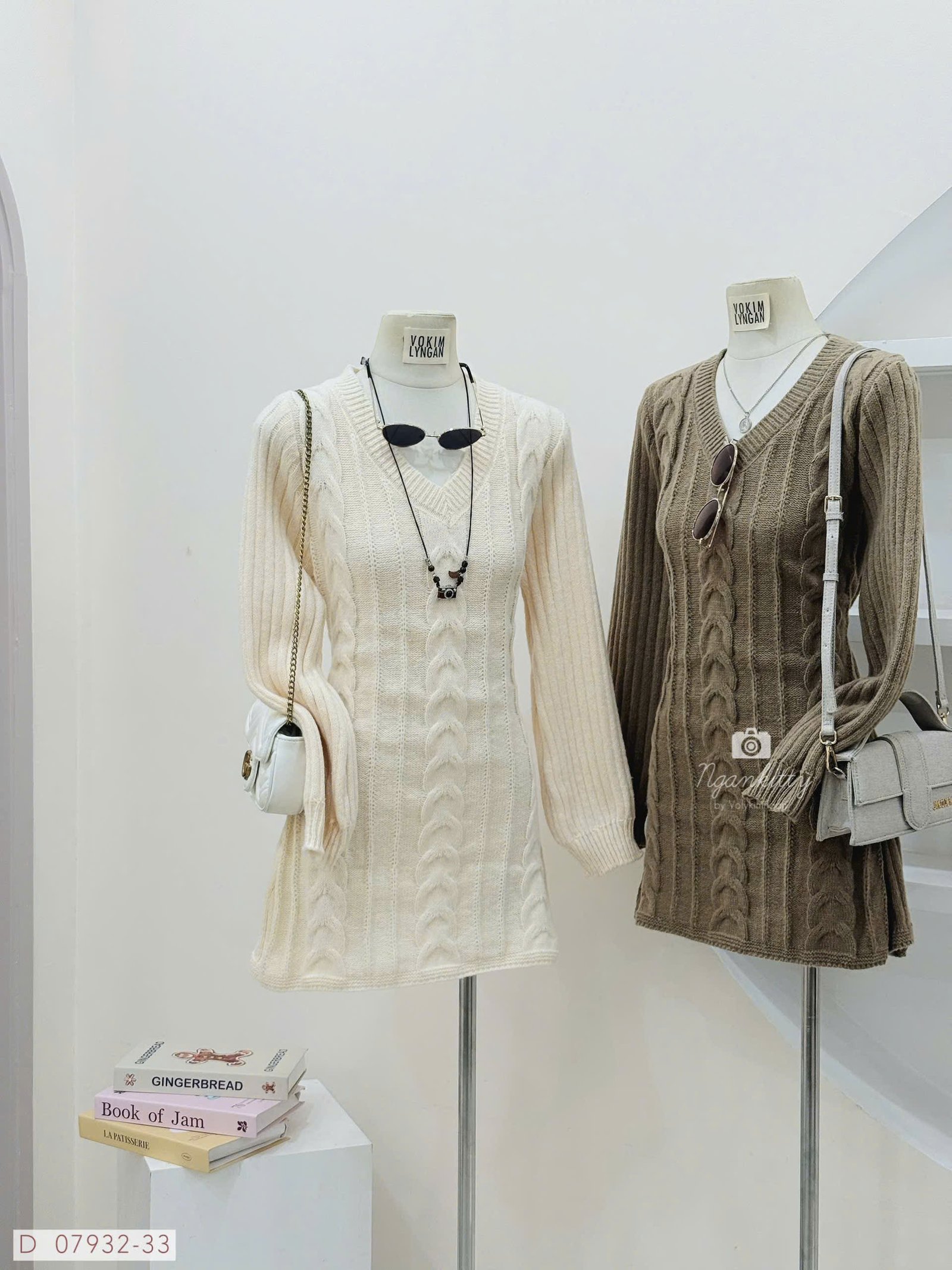 VÁY LEN CỘT THẮT EO LƯNG - Hình ảnh 4